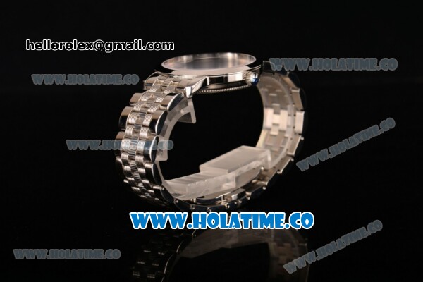 Vacheron Constantin Patrimony Tourbillon Full Steel with Black Dial and Diamonds Markers - Click Image to Close
